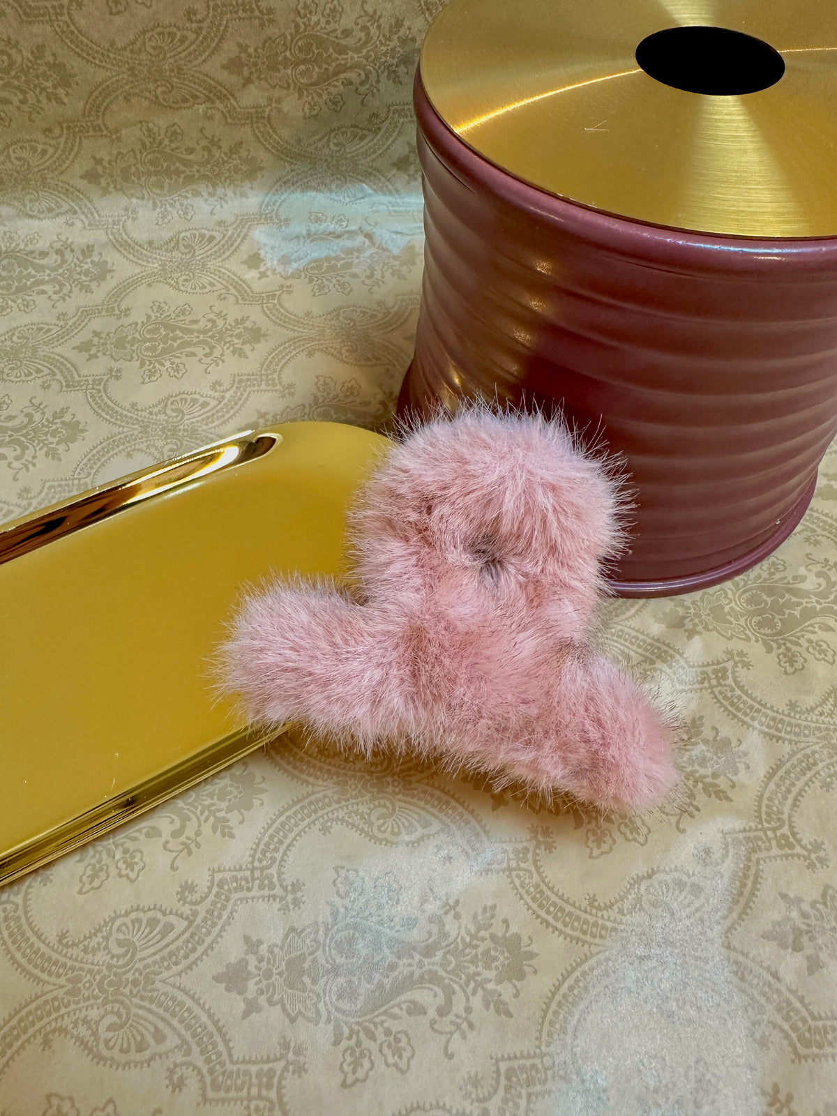 Imitation Mohair Hair Clip