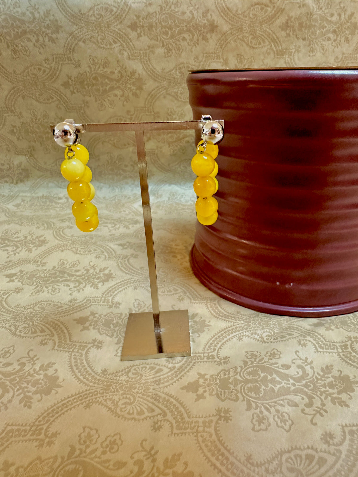 Imitation Stained Glass Earrings