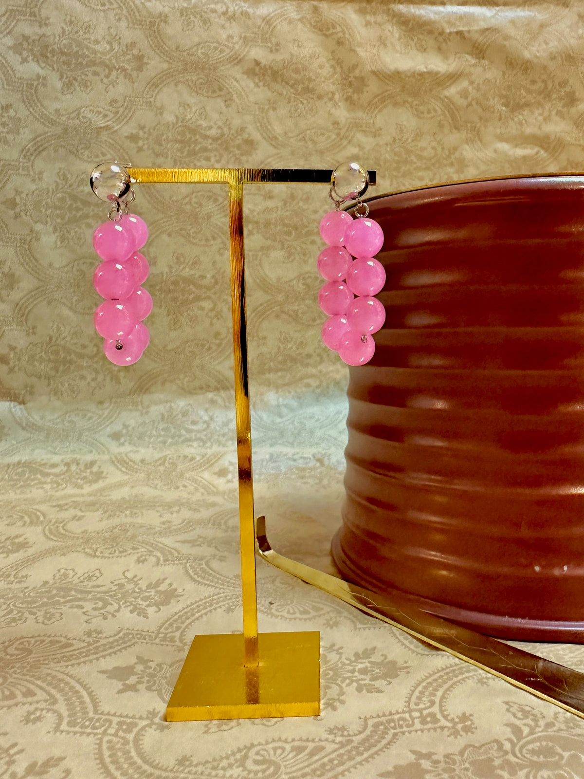 Imitation Stained Glass Earrings