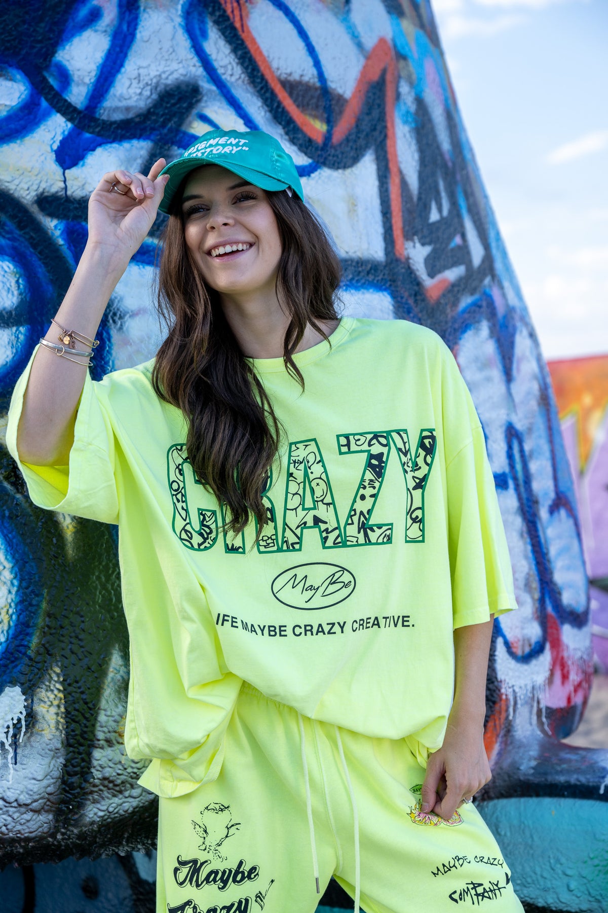 CRAZY LOGO Tee - Yellow