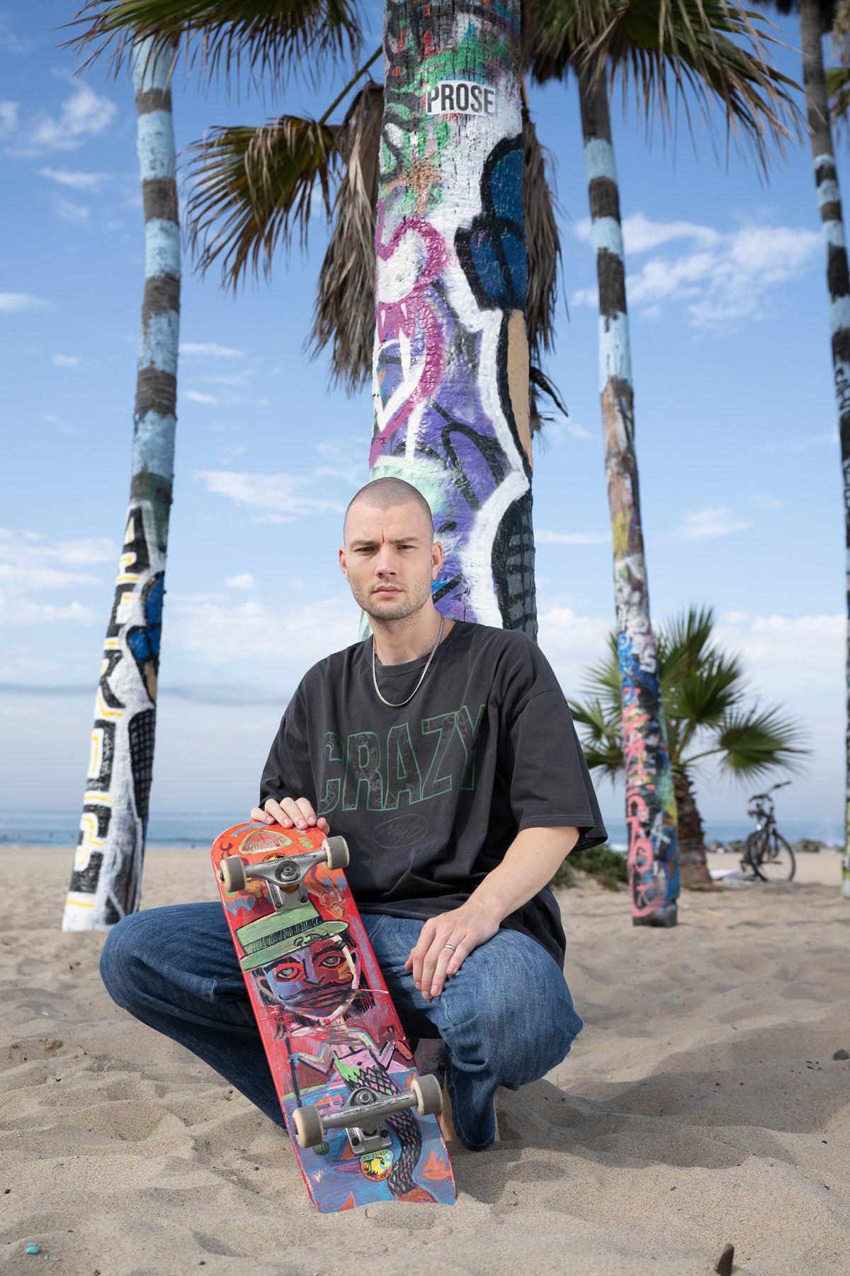 CRAZY LOGO Tee - Dark Grey