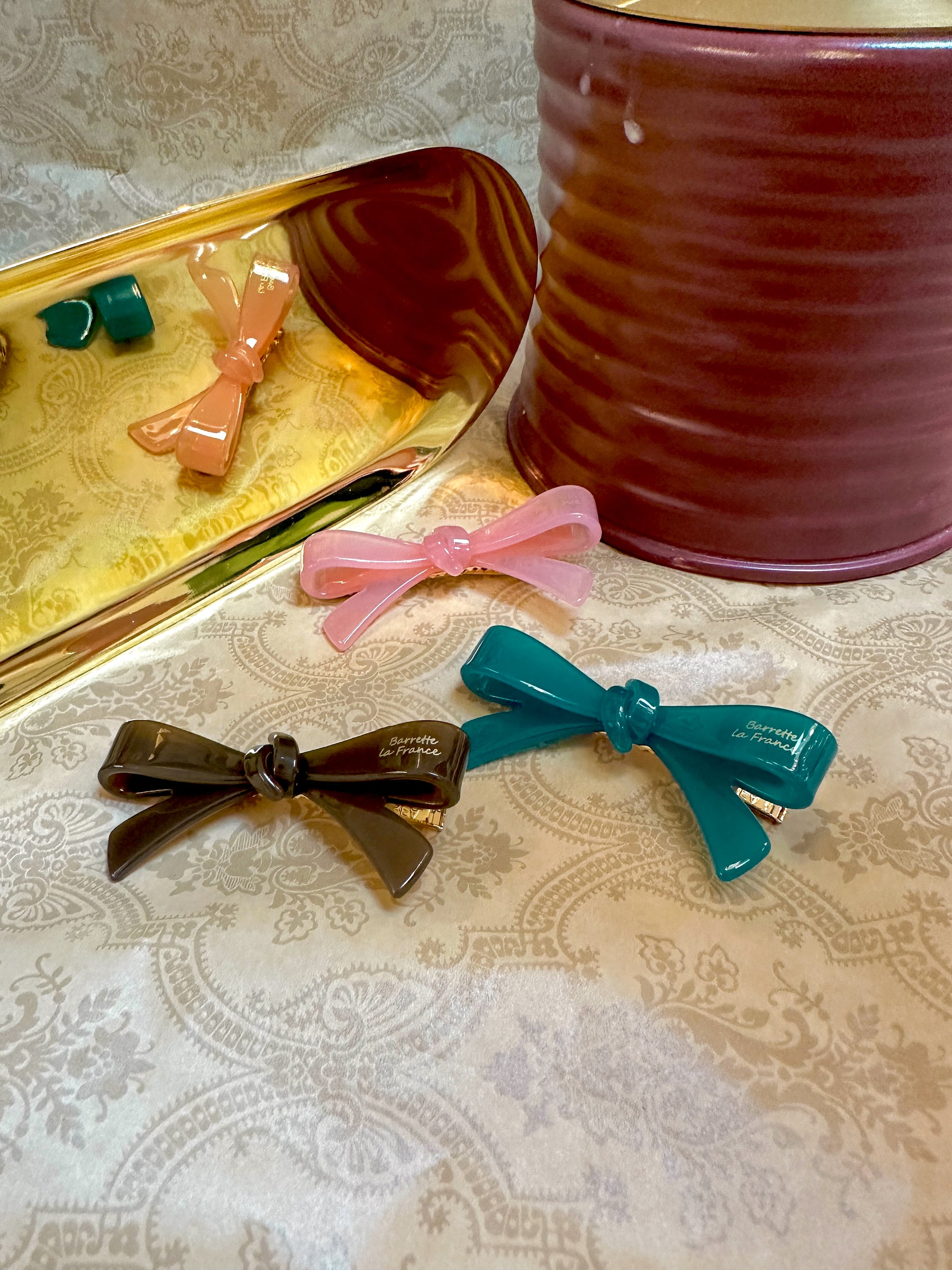 Butterfly Bow Barrette in Candy Tones