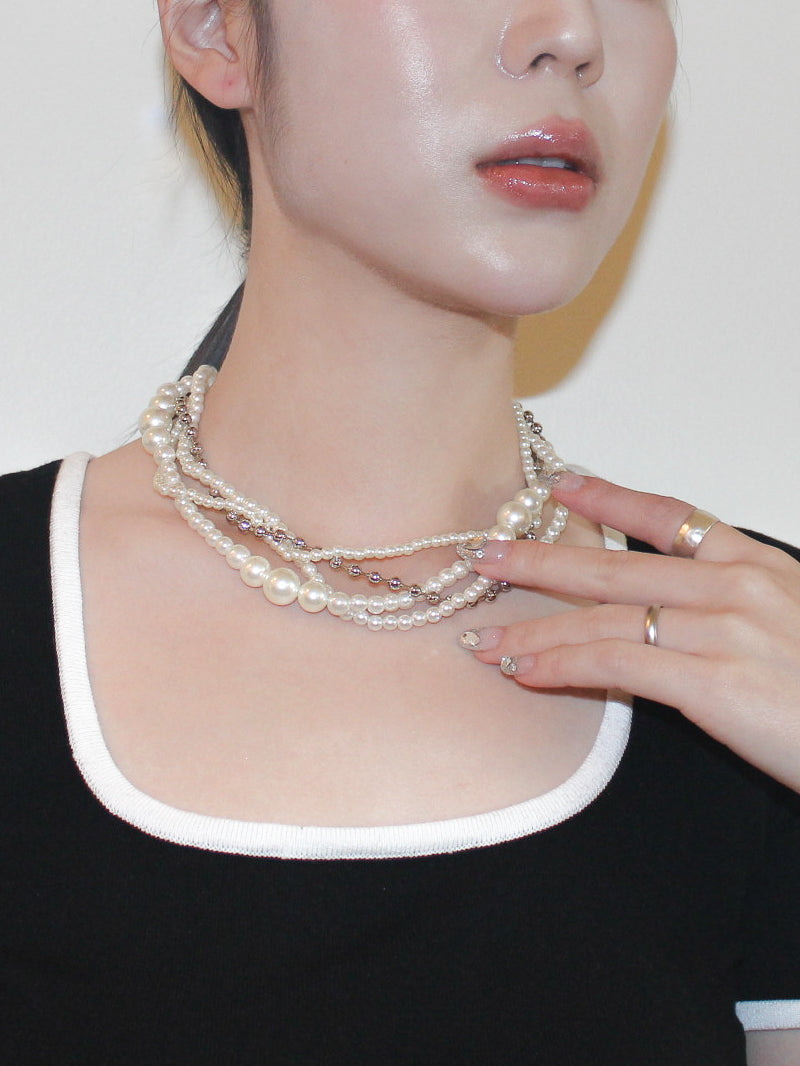 Pearl Sliver Necklace